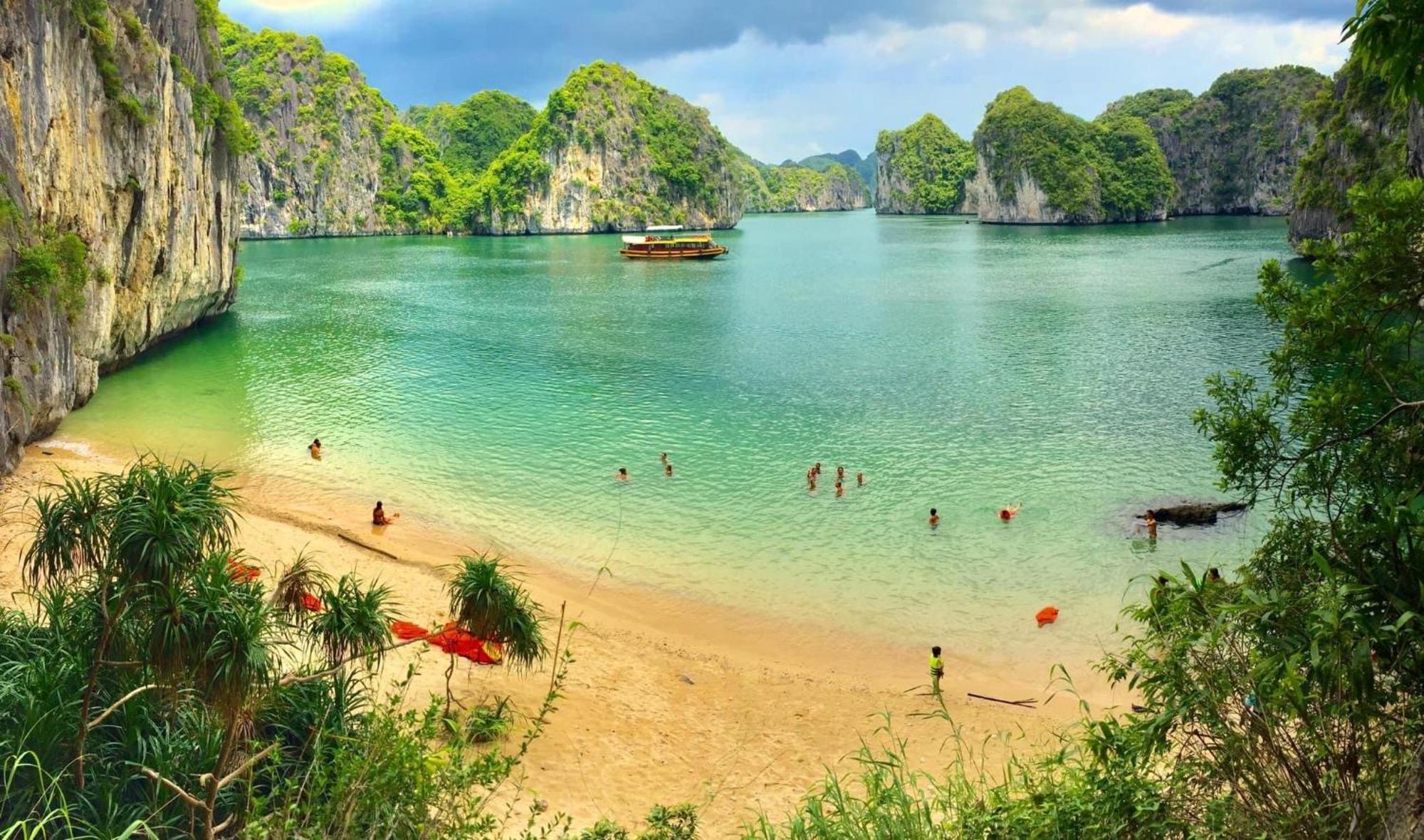 An Duong Hotel Cat Ba Chan Chau المظهر الخارجي الصورة